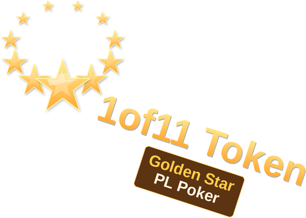 1of11 Token Golden Star PL Poker